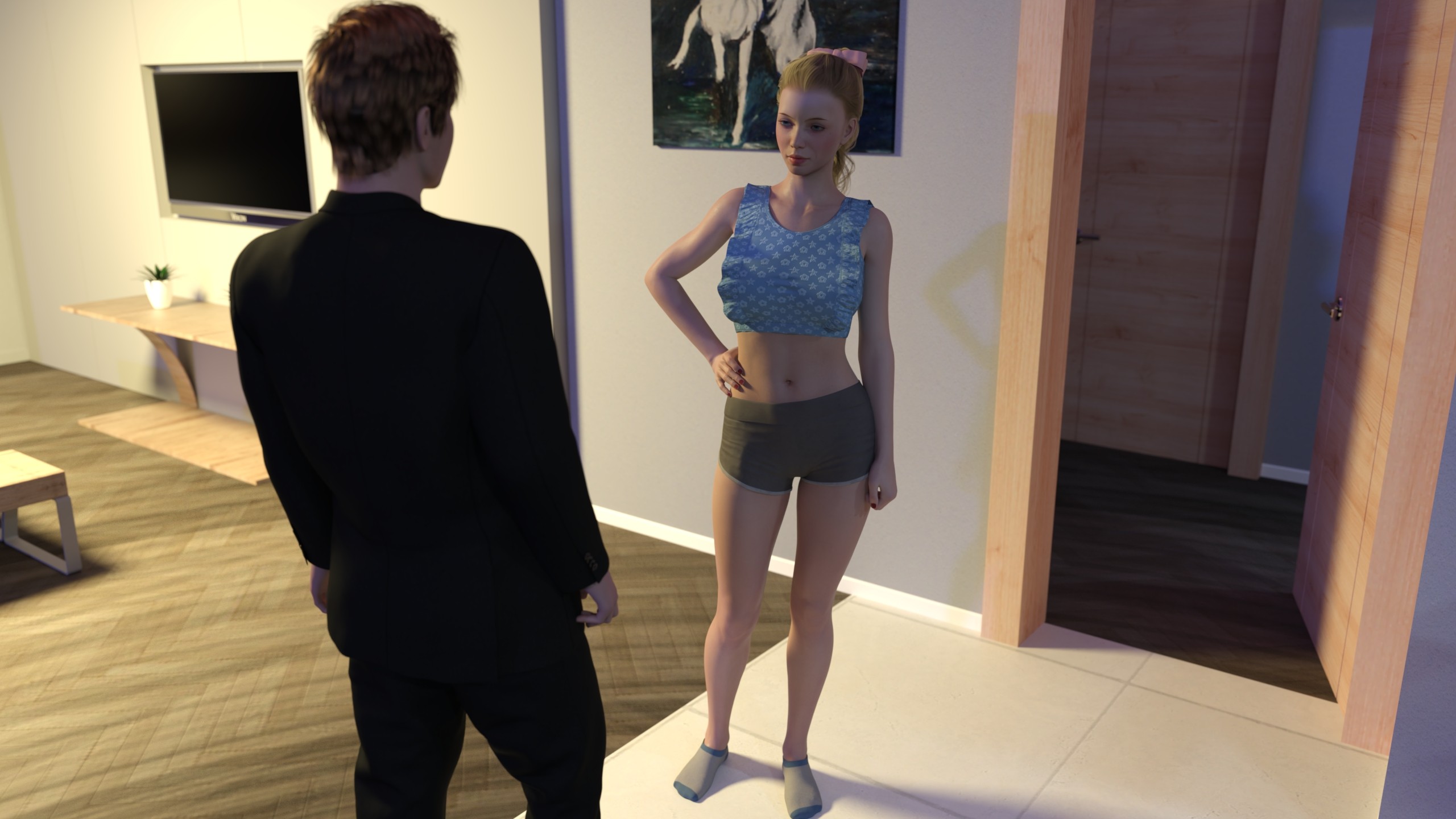 图片[1]-黑化的女孩|Blacked Tiffany|Ep.2 Reworked|AI汉化【PC+安卓】-遇见萝莉